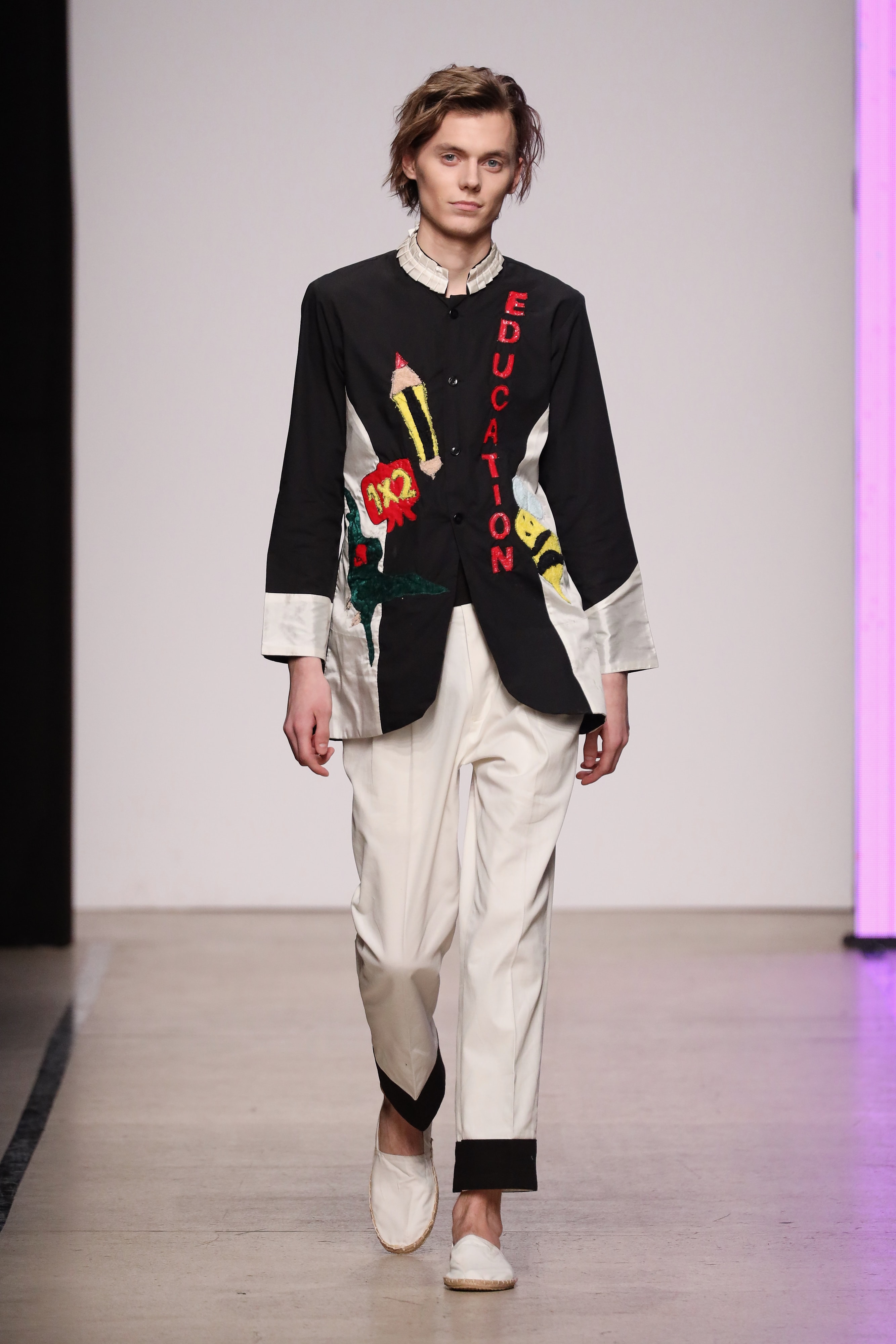 Look 2 from the MBFW Global Talents runway presentation.