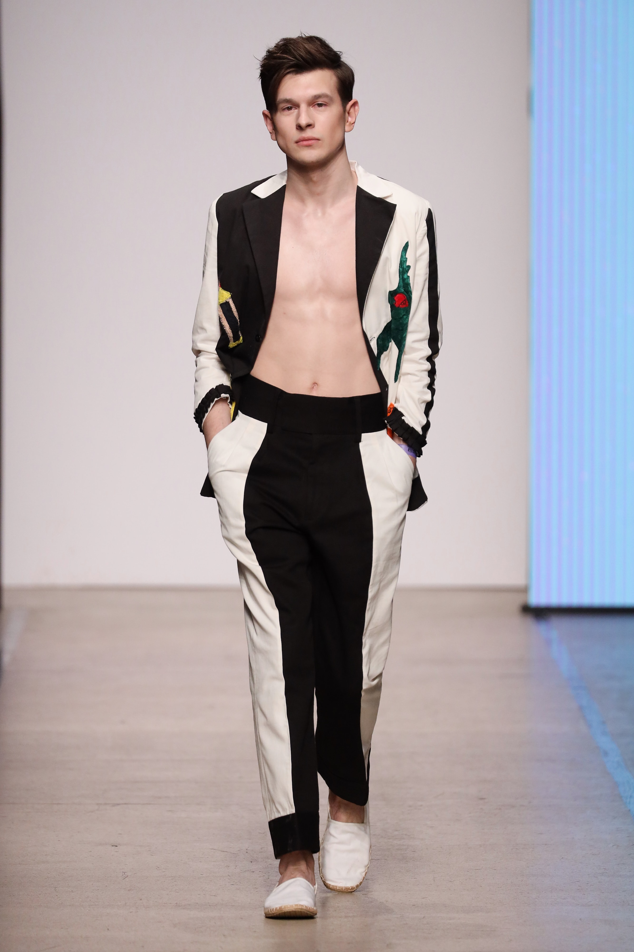 Look 3 from the MBFW Global Talents runway presentation.