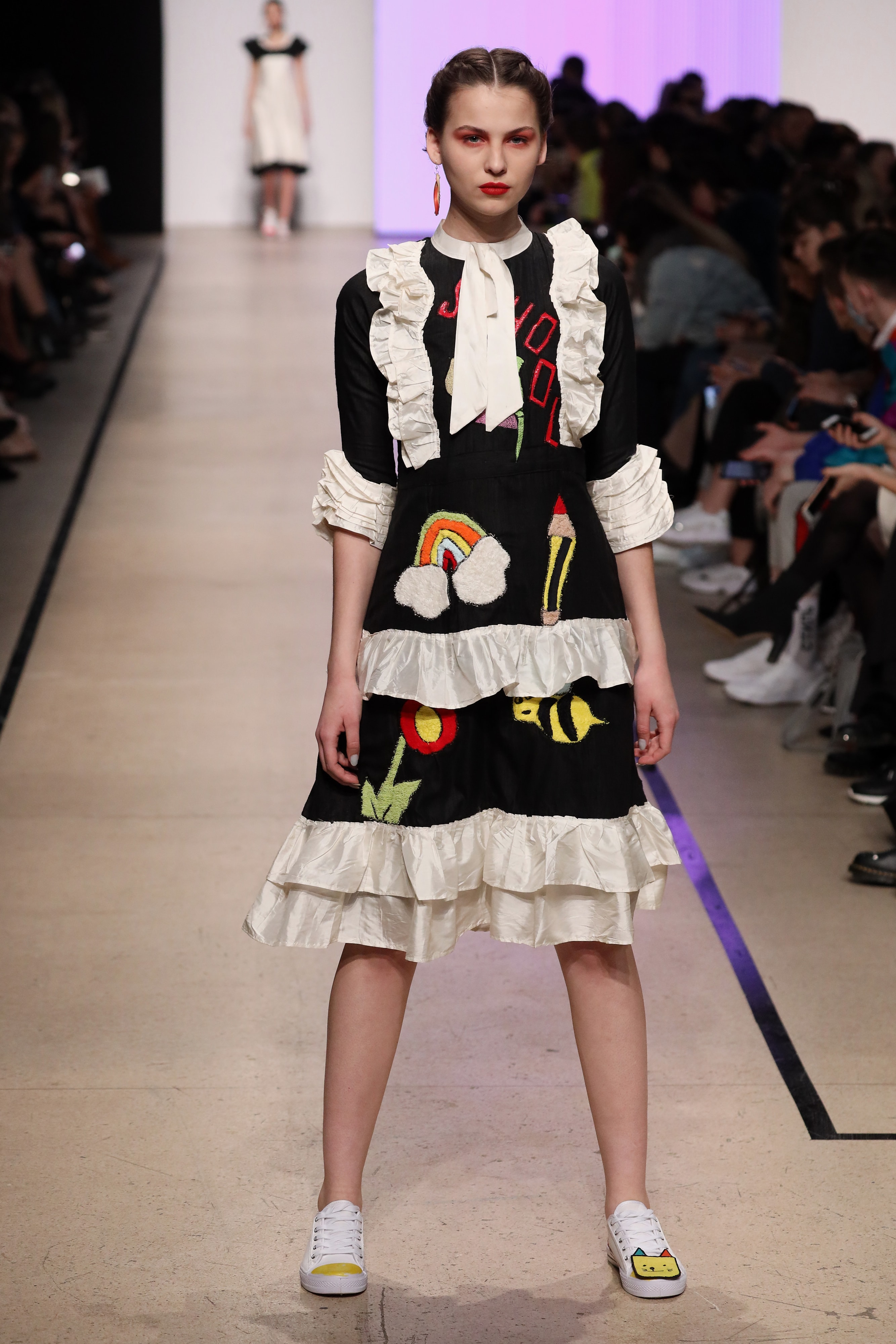 Look 4 from the MBFW Global Talents runway presentation.
