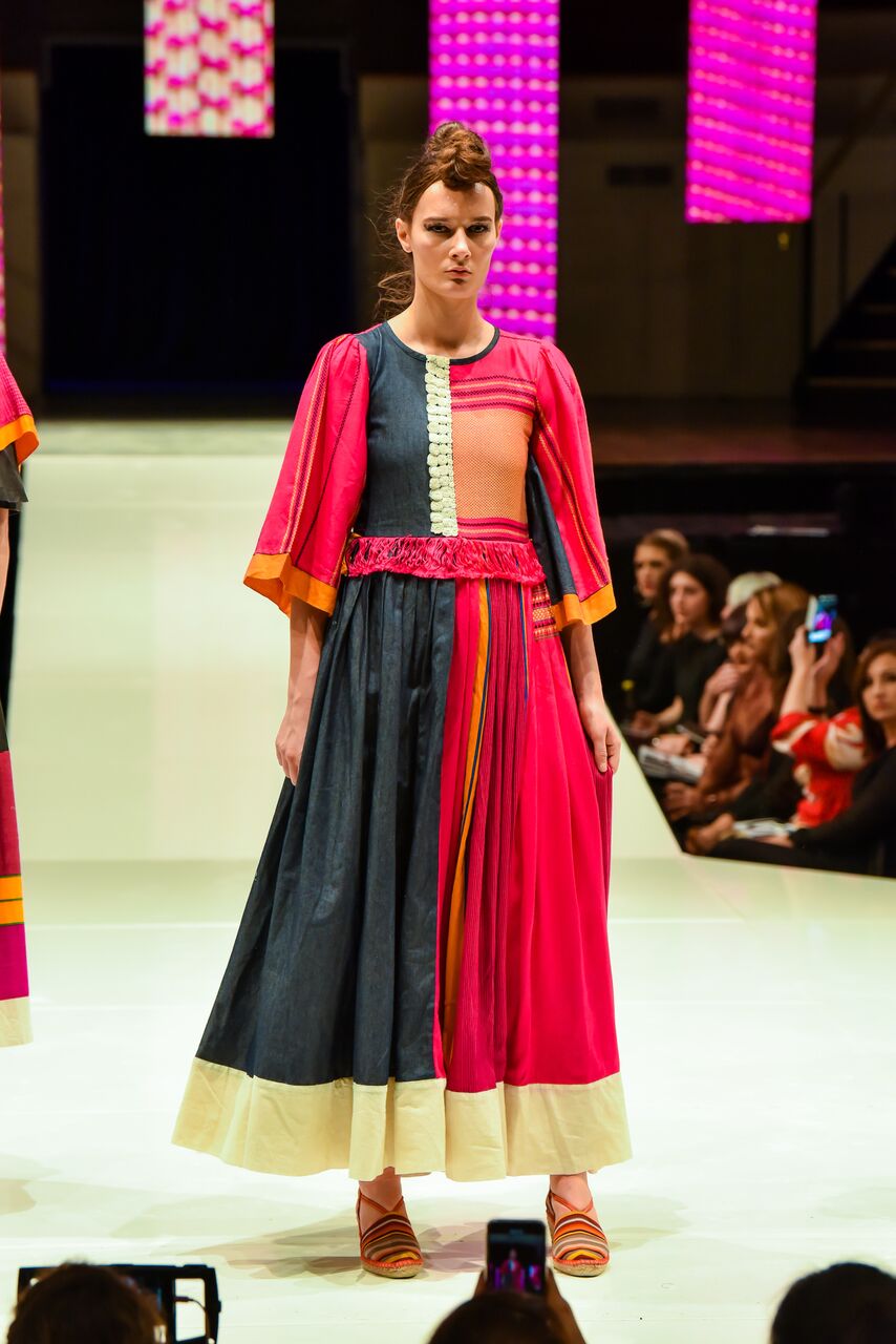 Runway look 6 from ID Fashion Week.