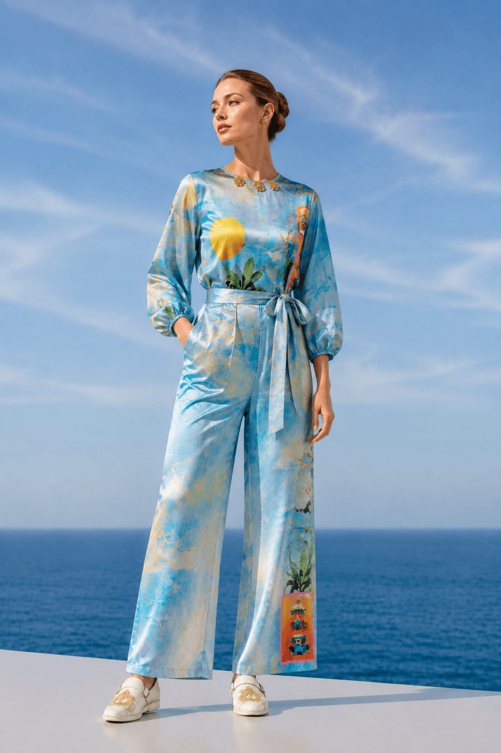 Look 5 from the Six Season collection.