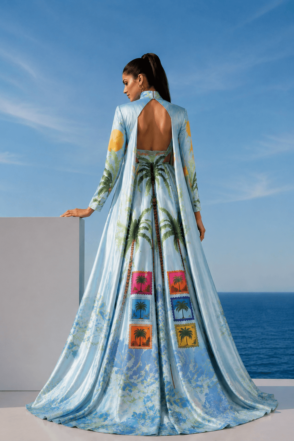 Look 9 from the Six Season collection.