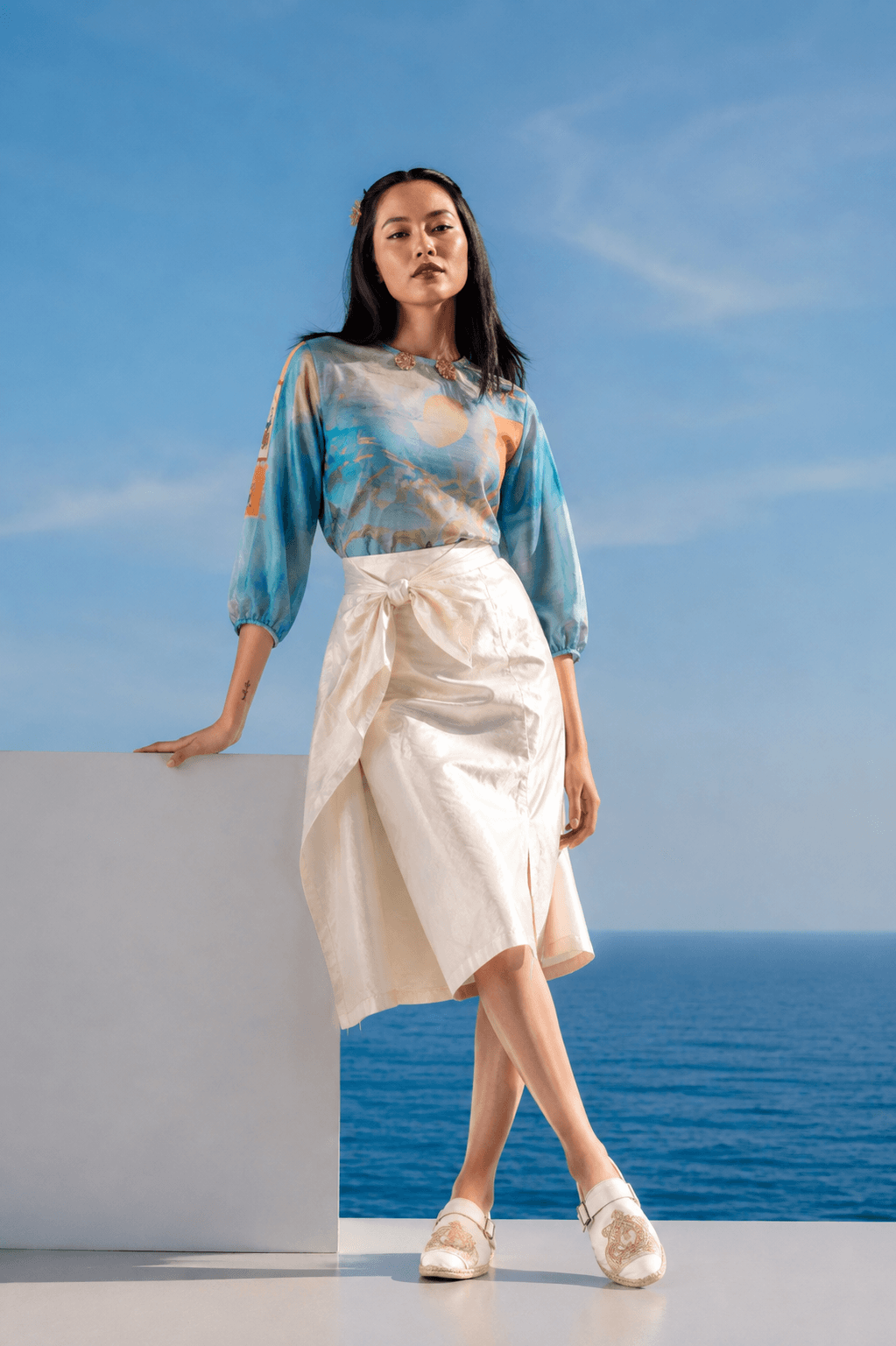 Look 3 from the Six Season collection.